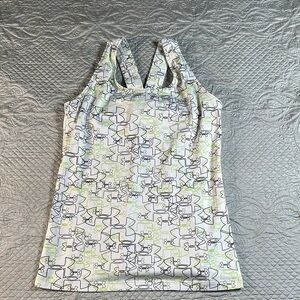 Under Armour White and Green Leather Jacket